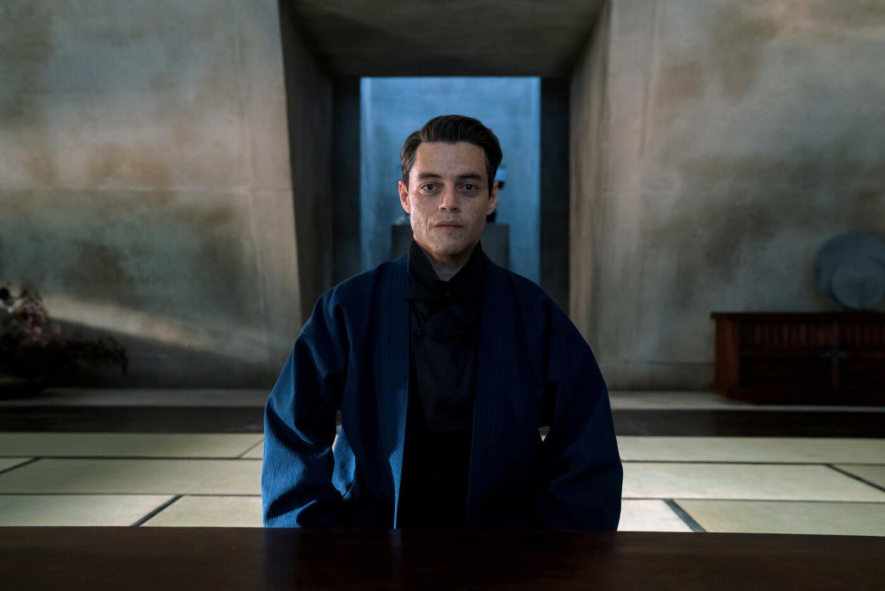 Rami Malek in a still from No Time To Die. (Eon/Universal)