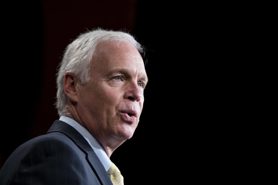 Sen. Ron Johnson (R-Wis.). (Photo: Bill Clark via Getty Images)