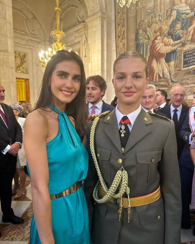 Leonor estrena mañana bandera, uniforme de gala y recepción en Palacio