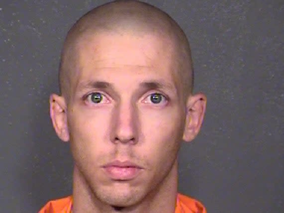 Shawn Michael Chock, 35, is accused of driving his pickup truck into a group of bicycle racers near Phoenix, Arizona. (Arizona Department of Corrections)