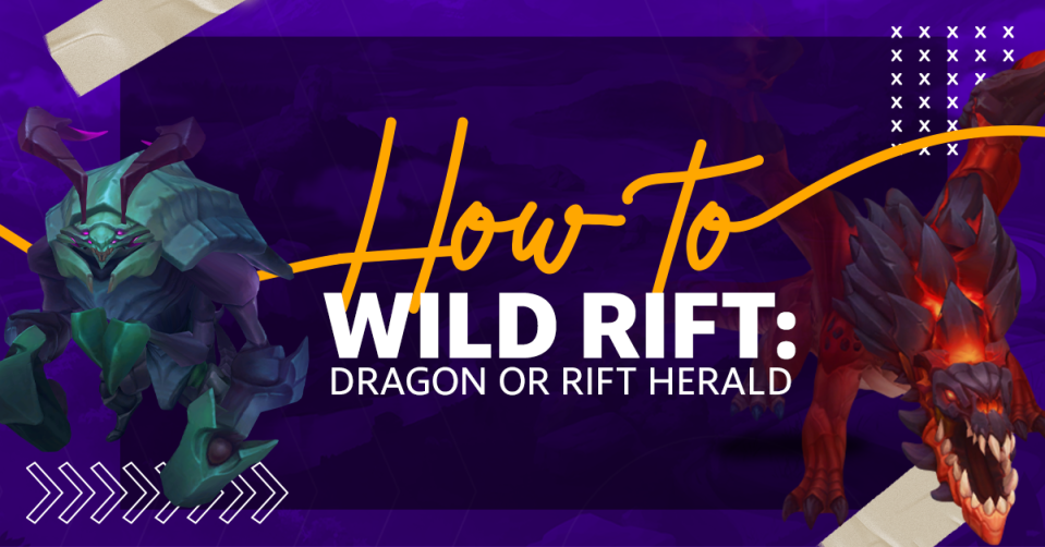 Is going for the Dragon or Rift Herald better in Wild Rift? (Image: Yahoo Gaming SEA, Riot Games)