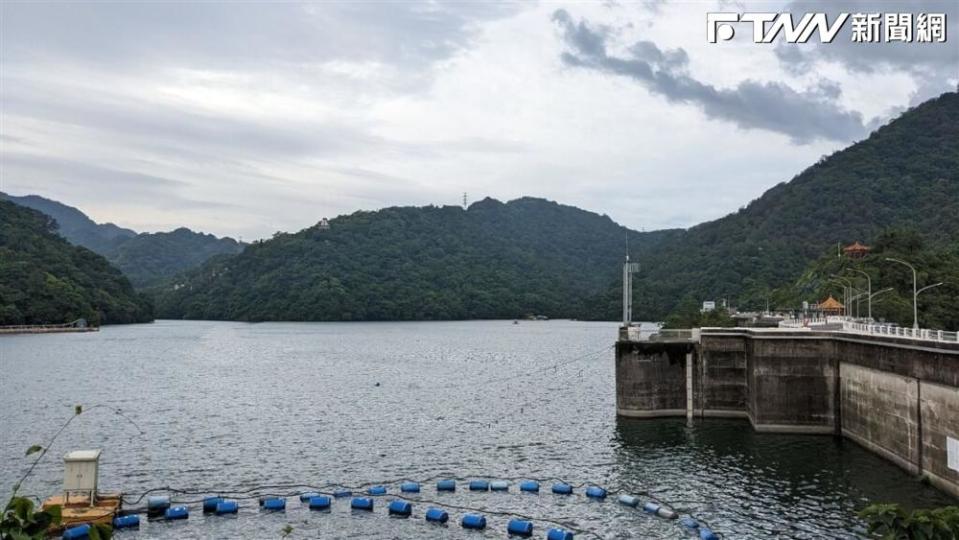 「卡努」颱風北移，南部曾文水庫上游則出現明顯降雨。（圖／北水局提供）