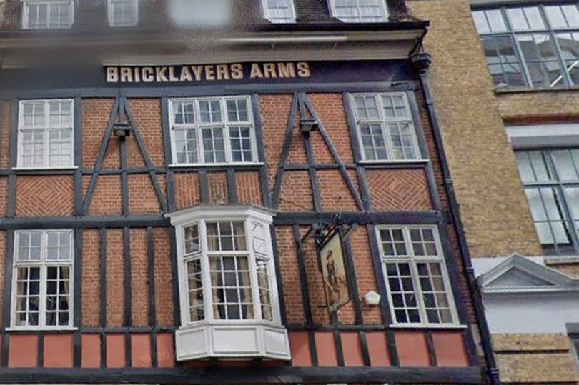 A screengrab of the Bricklayers Arms