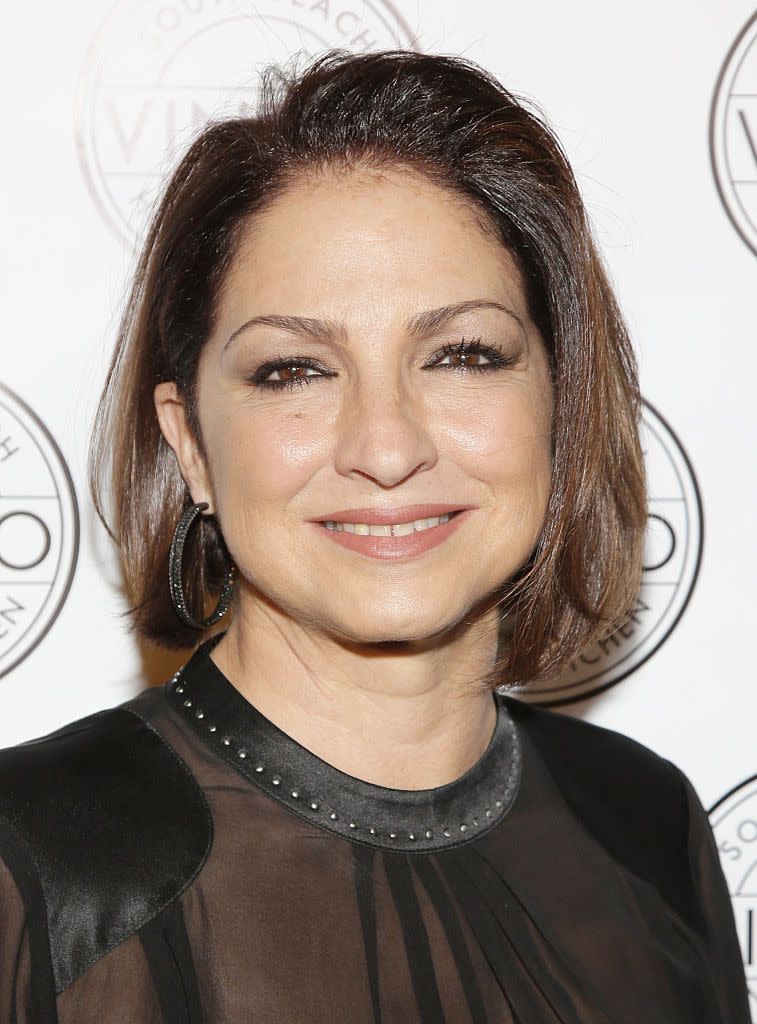 short haircuts for older women gloria estefan