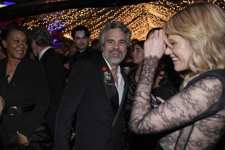 Mark Ruffalo fue uno de los nominados que se divirtió al ritmo de la música en la fiesta Governors Ball, que se realiza luego de la gala. Esta fue la cuarta vez que compitió en el rubro Mejor actor de reparto y la cuarta vez que perdió el premio