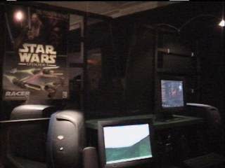 The SF premiere gala benefitting the SF Boys & Girls Club!- New-fangled computers were on display, showing off the new Phantom Menace video games sponsored by SGI!