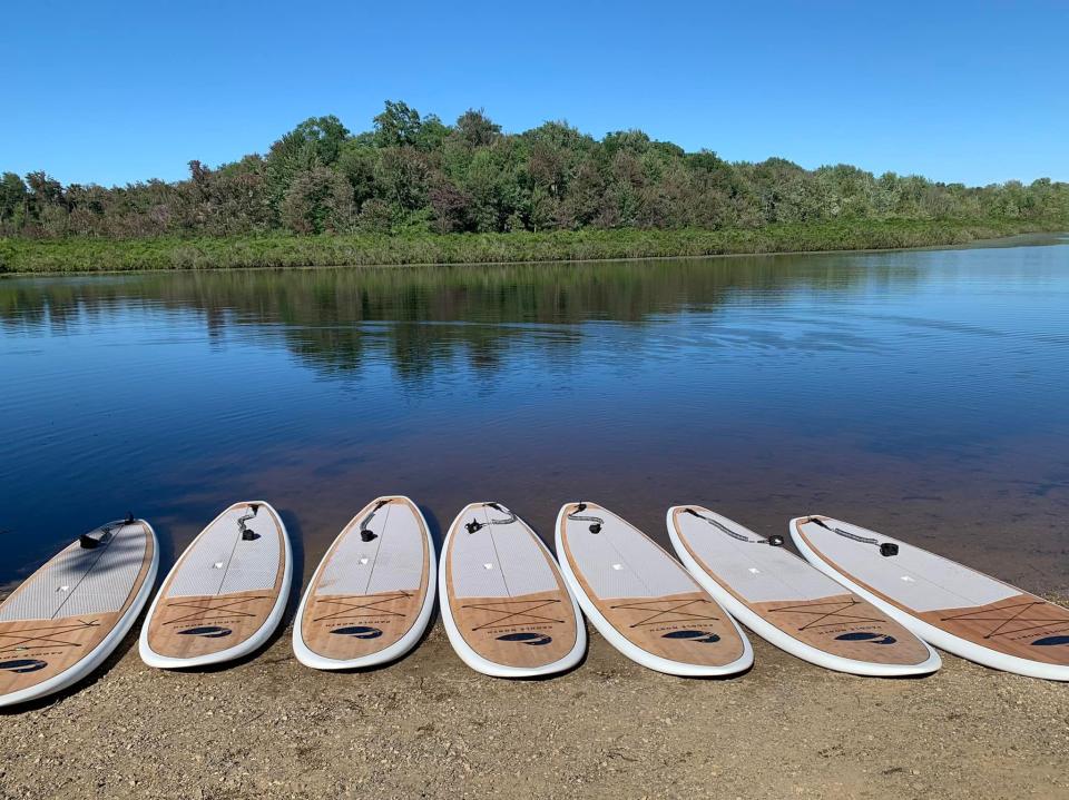 Beth Felicelli launched Tulip City Paddle Tours in July in Holland. Felicelli has been stand-up paddle boarding for about five years.