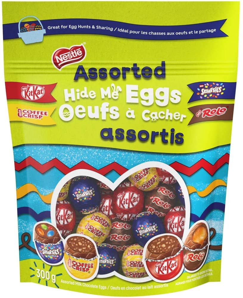 Nestlé Assorted Easter Hide Me Chocolate. Image via Amazon.