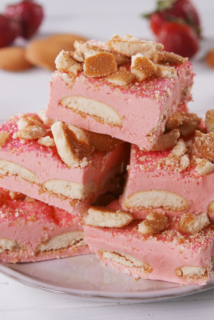 Strawberry Shortcake Fudge