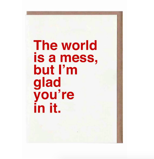 8-Pack The World Is a Mess Blank Cards. Image via Nordstrom. 