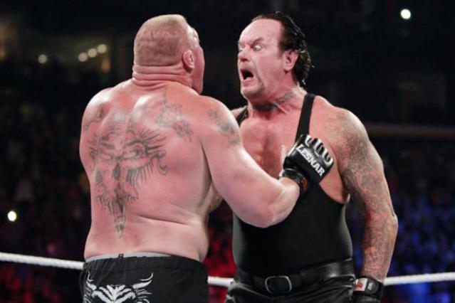 undertaker vs brock lesnar