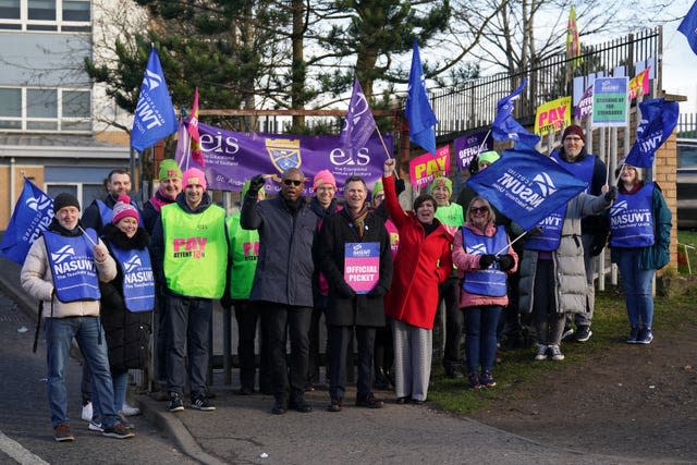 Teachers on strike