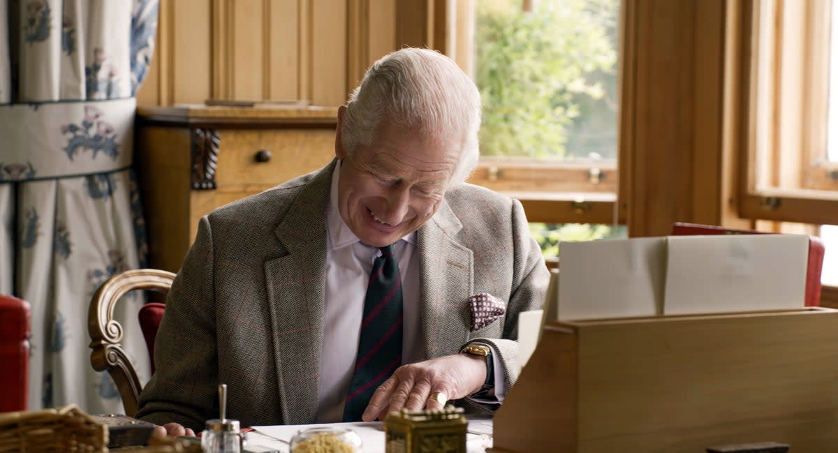 Charles as featured in new BBC documentary ‘Charles III: The Coronation Year’ (BBC/Oxford Film and Television)