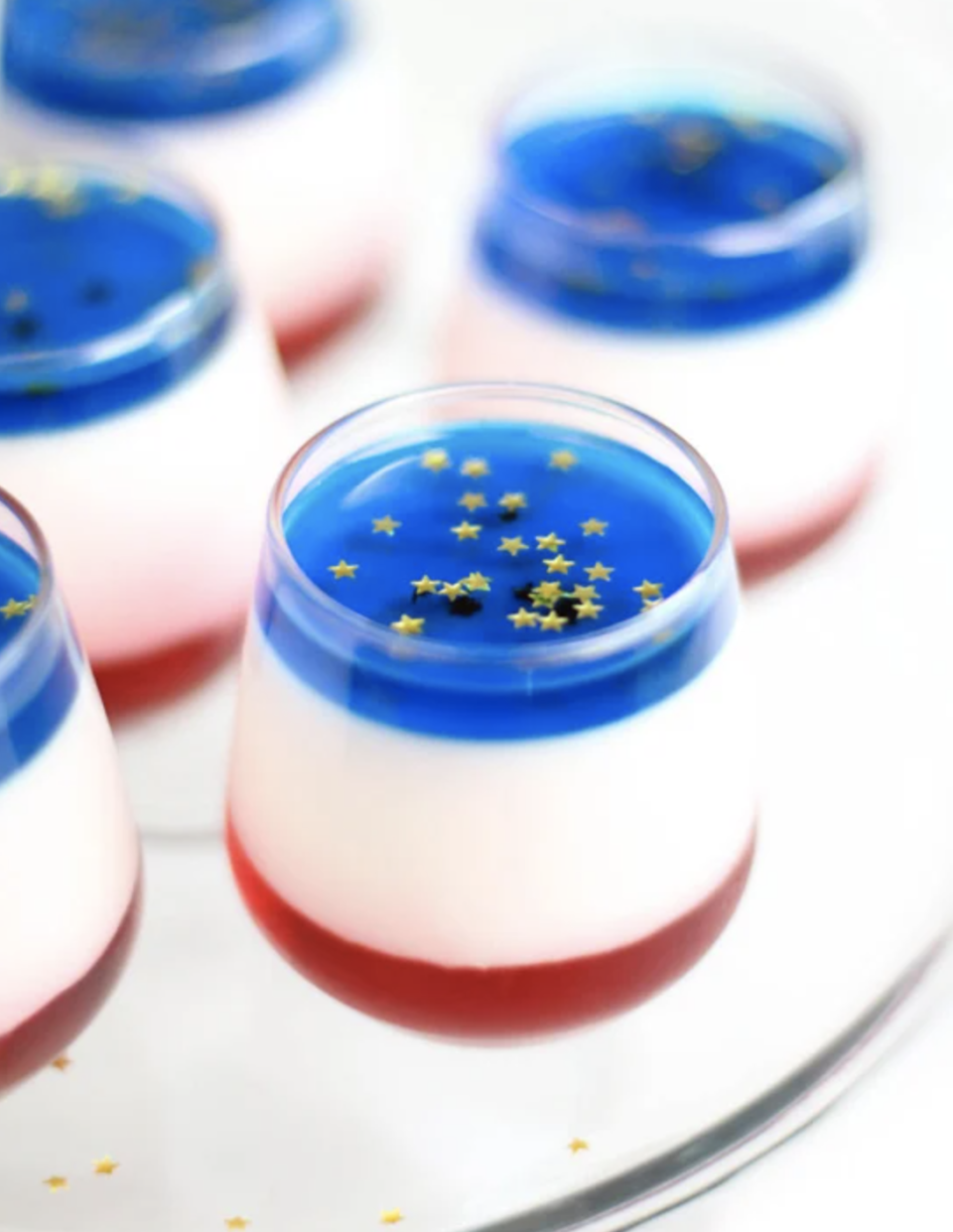 Patriotic Panna Cotta Shooters