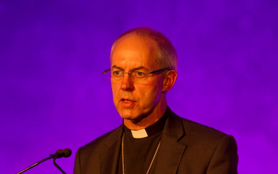 The Archbishop of Canterbury Justin Welby - Credit: Heathcliff O'Malley for The Telegraph