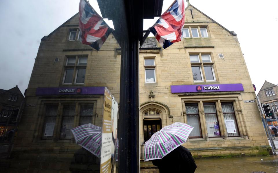 The Natwest branch in Water Street, Bakewell, Derbyshir, the town's last remaining bank, which was due to close permanently on 22 February 2024, the day after the picture was taken.