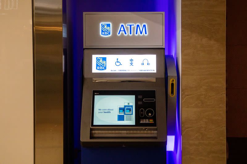 FILE PHOTO: Financial institutions in the financial district of Toronto