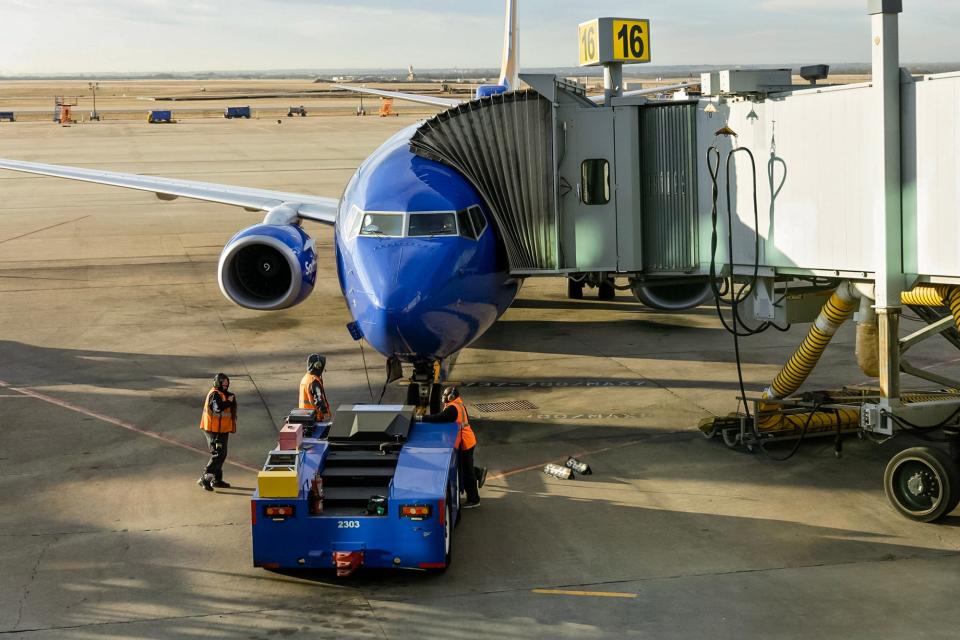 The FAA ordered all U.S. flights to delay departures until at least 8 a.m. Central, though airlines said they were aware of the situation and had already begun grounding flights. Dozens of flights out of OKC's Will Rogers airport delayed, as FAA fights computer outage. Nathan J. Fish/The Oklahoman