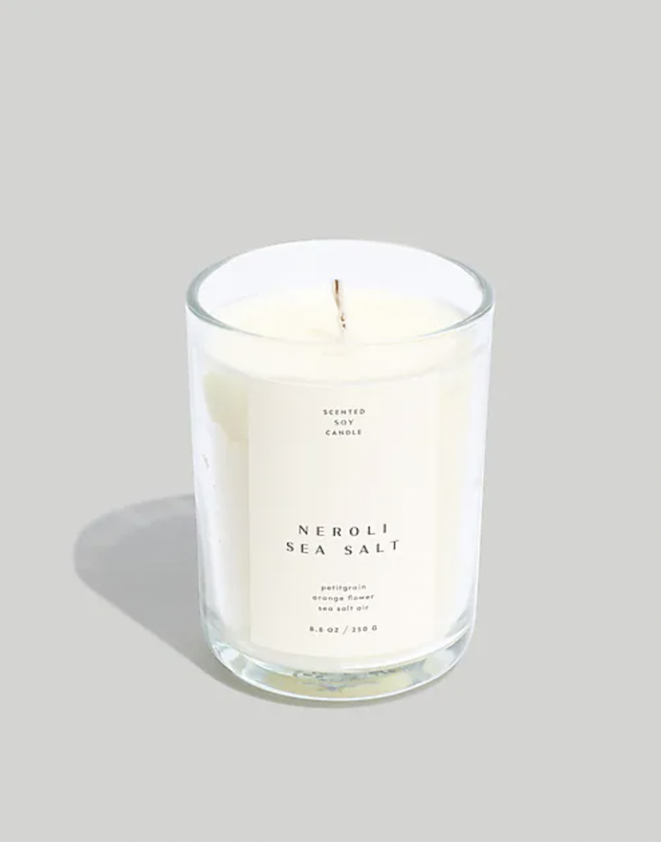 <p><a href="https://go.redirectingat.com?id=74968X1596630&url=https%3A%2F%2Fwww.madewell.com%2Fglass-tumbler-candle-99106687048.html&sref=https%3A%2F%2Fwww.esquire.com%2Flifestyle%2Fg45806411%2Fbest-candle-gifts%2F" rel="nofollow noopener" target="_blank" data-ylk="slk:Shop Now;elm:context_link;itc:0;sec:content-canvas" class="link ">Shop Now</a></p><p>Neroli and Sea Salt Candle</p><p>madewell.com</p><p>$29.50</p>