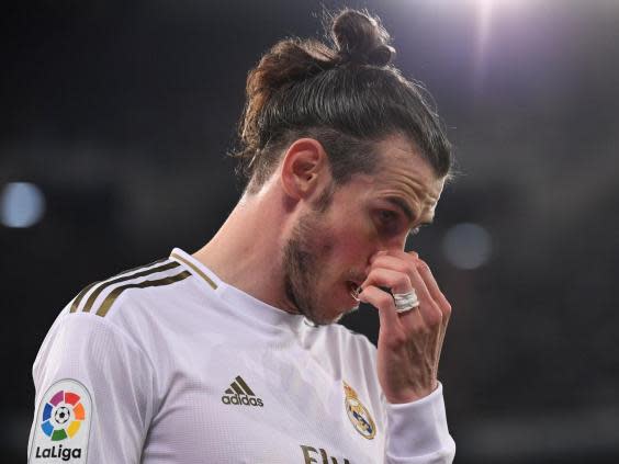 Real Madrid forward Gareth Bale has an uncertain future (AFP via Getty )
