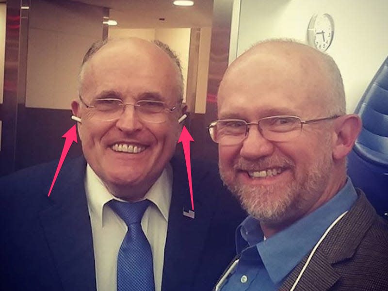 Rudy Giuliani and Rick Wilson