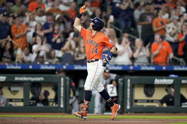 Brown throws 7 scoreless innings, Dubón homers and Astros beat Tigers 4-0 - Yahoo Sports