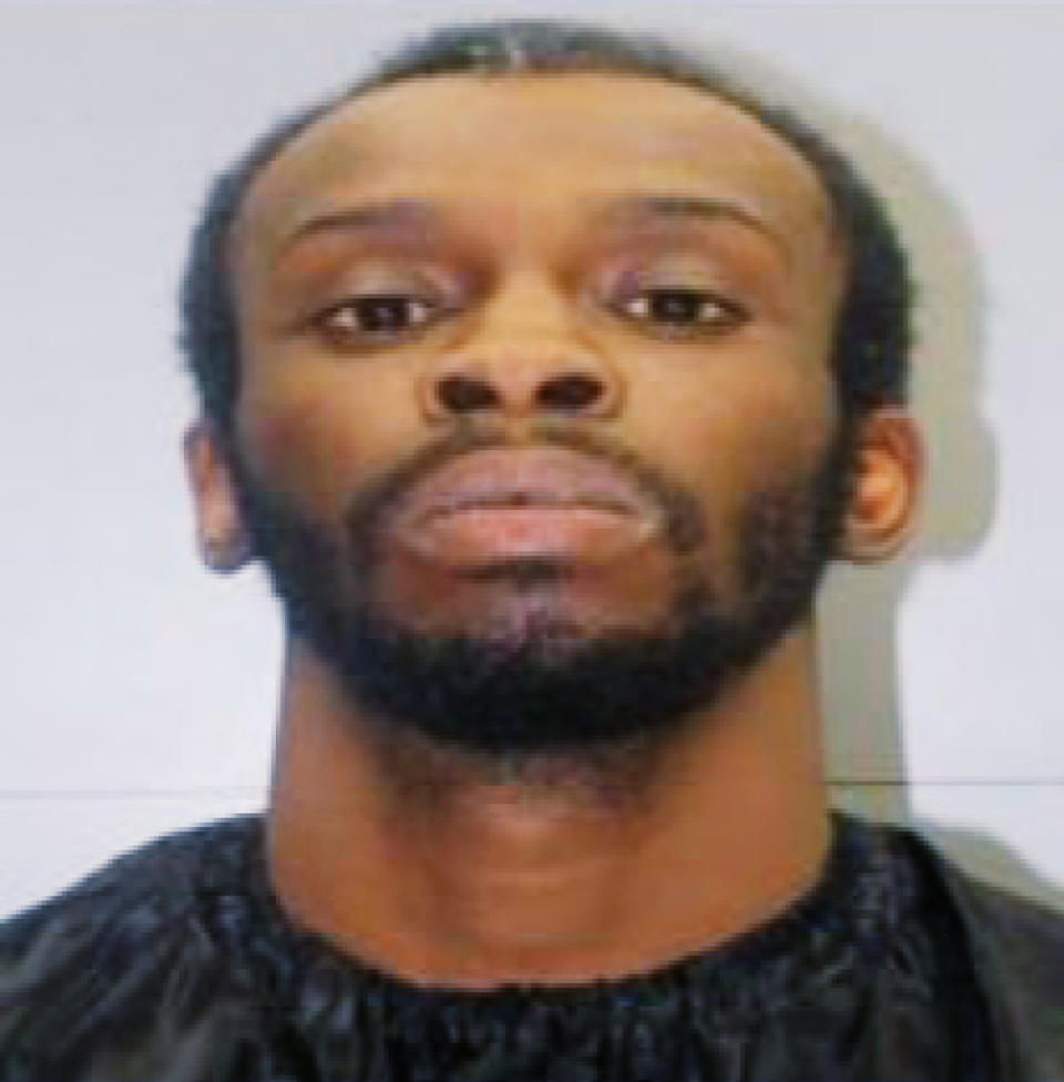 This undated photo provided by the Columbia Police Department shows Nathaniel David Rowland. Police in South Carolina say they've arrested a suspect in connection with the death of a college student. Columbia Police Chief Skip Holbrook said at a news conference that 24-year-old Rowland was detained early Saturday, March 30, 2019, and that blood was found in his car. (Columbia Police Department via AP)