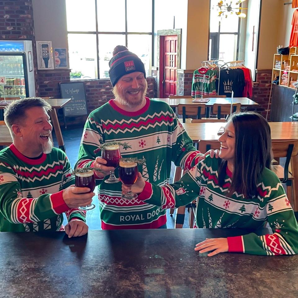 Wear your Yuletide sweater the entire month of July at Royal Docks Brewing Co. and get 20% off your meal.