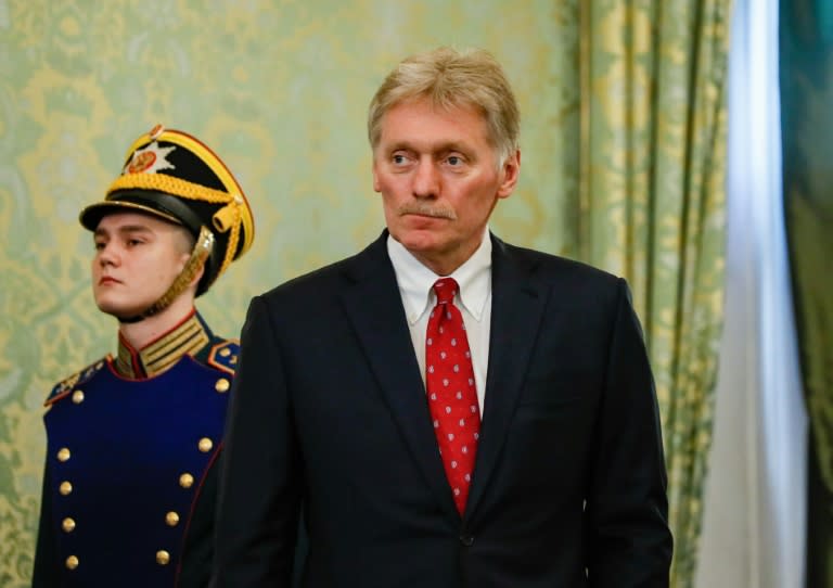 El portavoz Dmitri Peskov, durante una reunión en el Kremlin del presidente ruso, el 23 de mayo de 2024 en Moscú (Yuri Kochetkov)