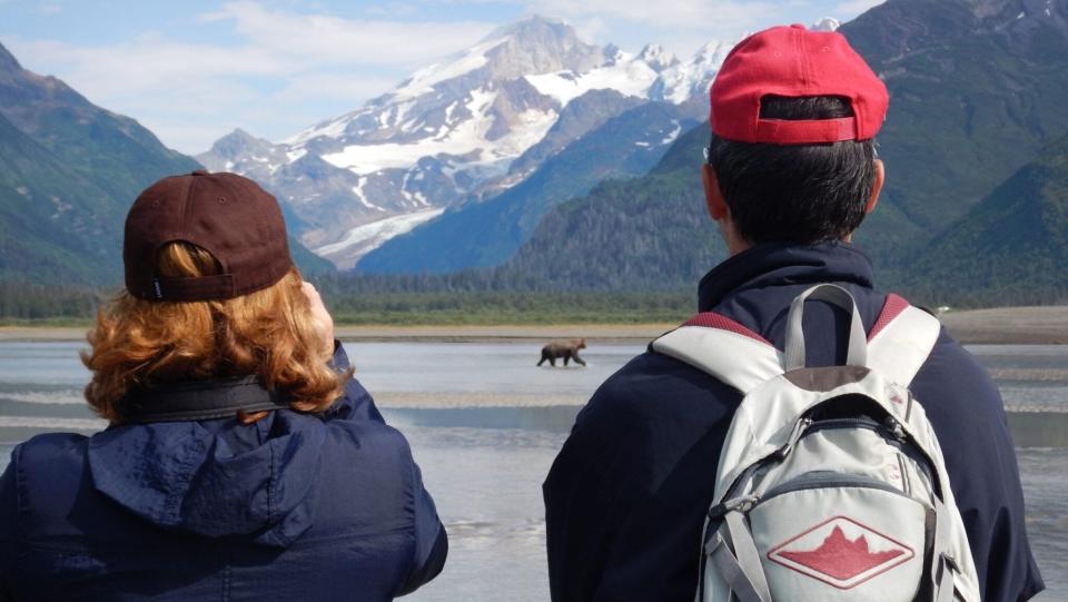 Bear watching and glacier trekking are two unique experiences at Tutka Bay Lodge.