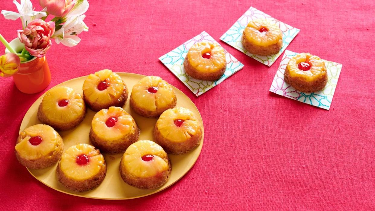 pioneer woman mini pineapple upside down cakes