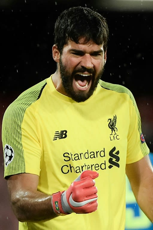 Safe hands: Goalkeeper Alisson Becker has delivered on his big price tag for Liverpool