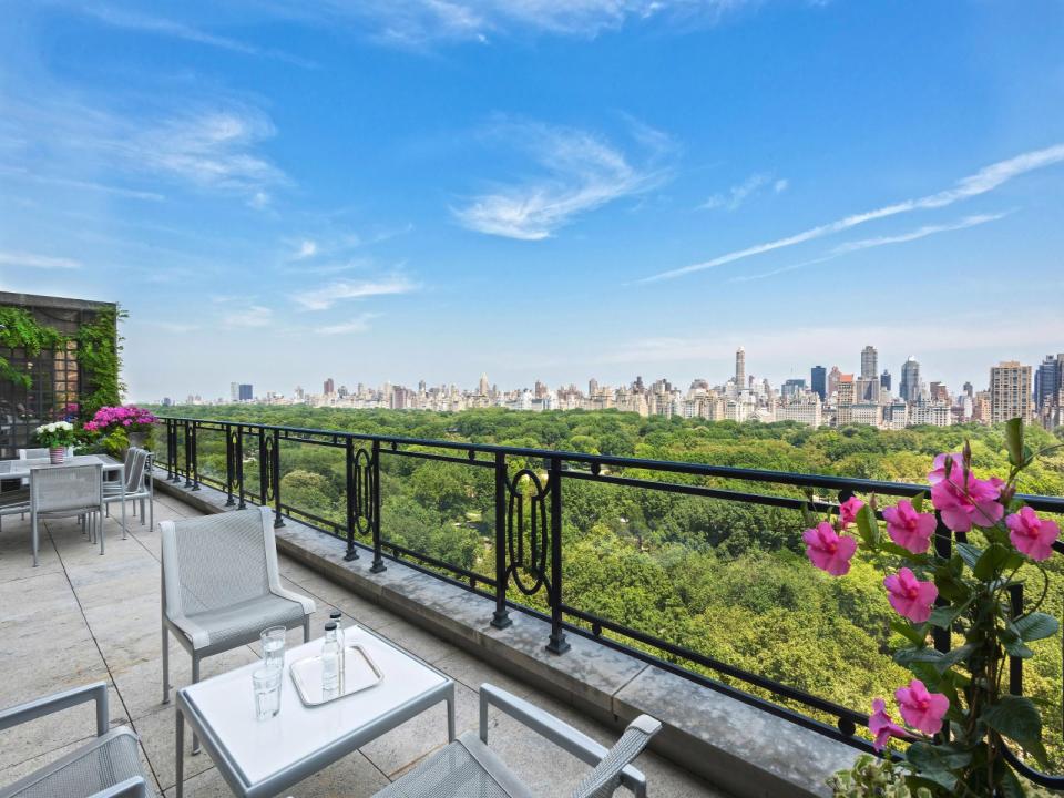 <p>La terraza con vistas al parque mide 13 metros de largo. </p>