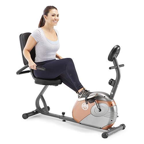 7) Marcy Recumbent Exercise Bike with Resistance ME-709