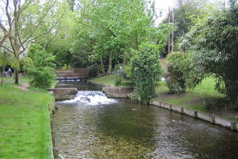 River Wandle in Carshalton