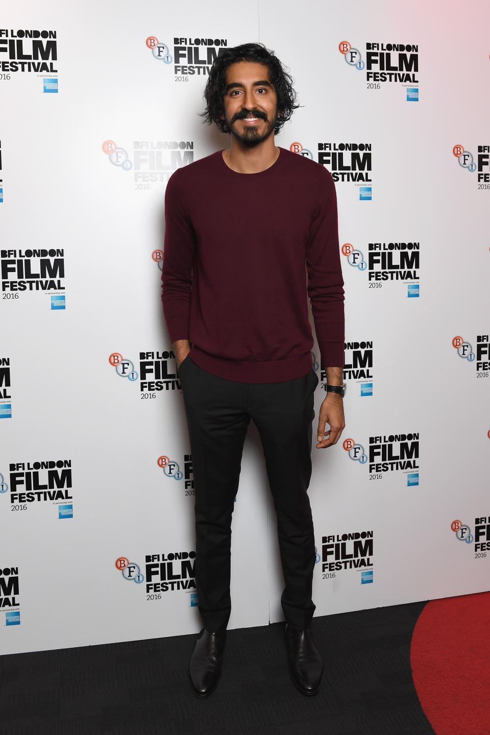 Patel at the 60th BFI London Film Festival at Picturehouse Central in London on Oct. 12, 2016.