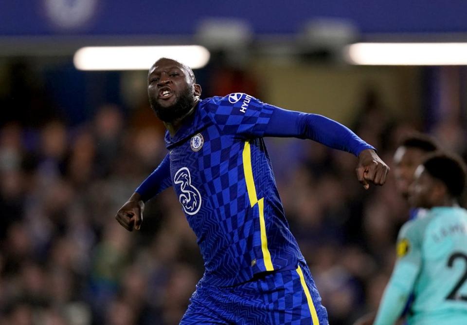 Chelsea striker Romelu Lukaku has fallen foul of manager Thomas Tuchel (PA)