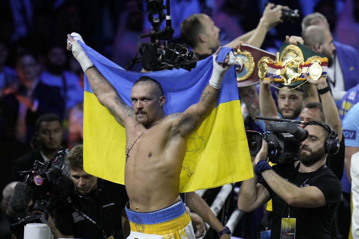 Oleksandr Usyk, mistrz wagi ciężkiej walczący o dumę Ukrainy, który zdecydował się bronić tytułu w kraju, który gościł większość rodaków-uchodźców