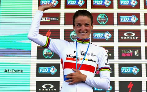 Deignan says she left Boels Dolmans because her team didn't support her decision to have a baby - Credit: Chris Graythen/Getty Images