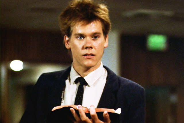 <p>CBS/Getty</p> Kevin Bacon in 1984's Footloose