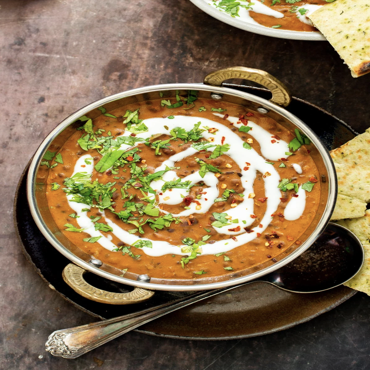 a pot of lentil soup