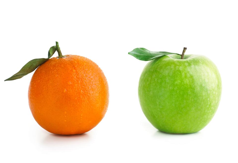 apple and orange