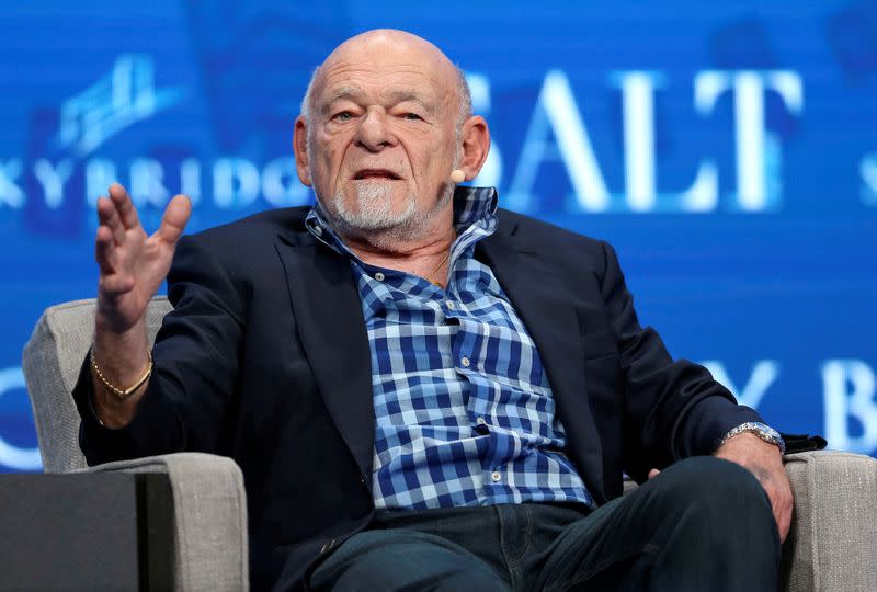 FILE PHOTO: Sam Zell, founder and chairman at Equity Group Investments, speaks during the SALT conference in Las Vegas