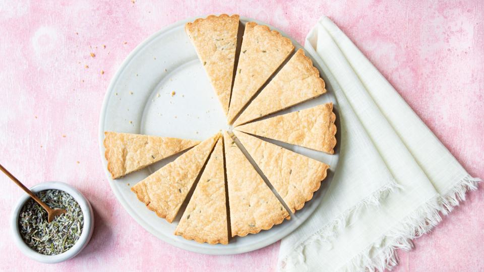 Lavender Shortbread Cookies