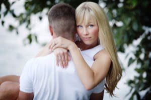 From left: Keith Papini and wife Sherri.