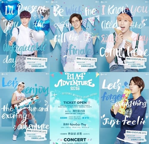 B1A4 Transforms Into Sweet Boys For Its Concert Poster