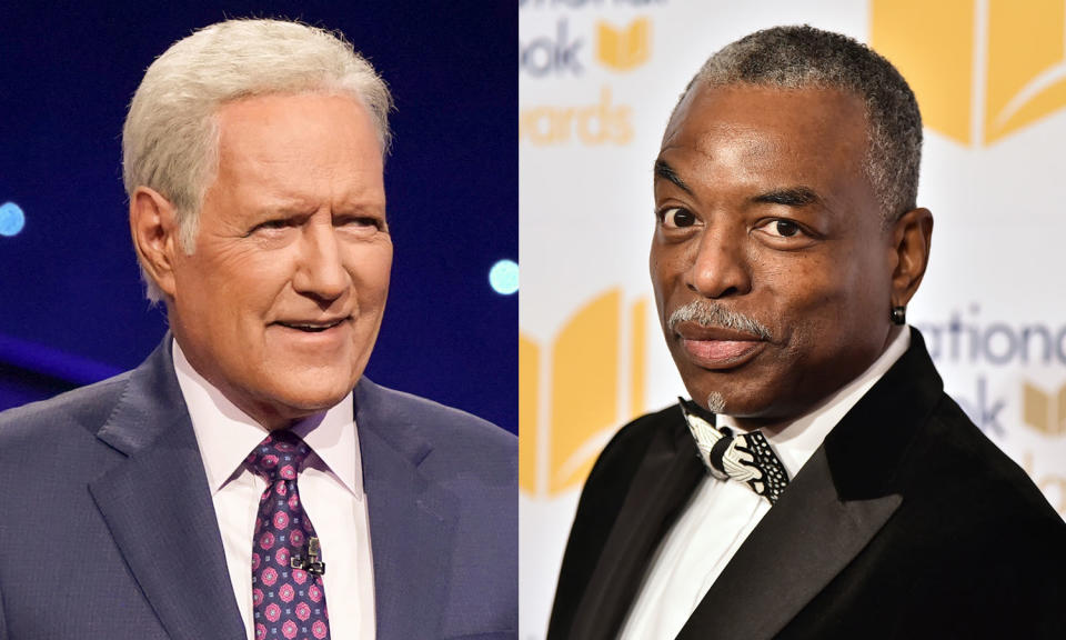 Thousands sign petition for LeVar Burton to succeed Alex Trebek on Jeopardy! (Photos: Getty Images)