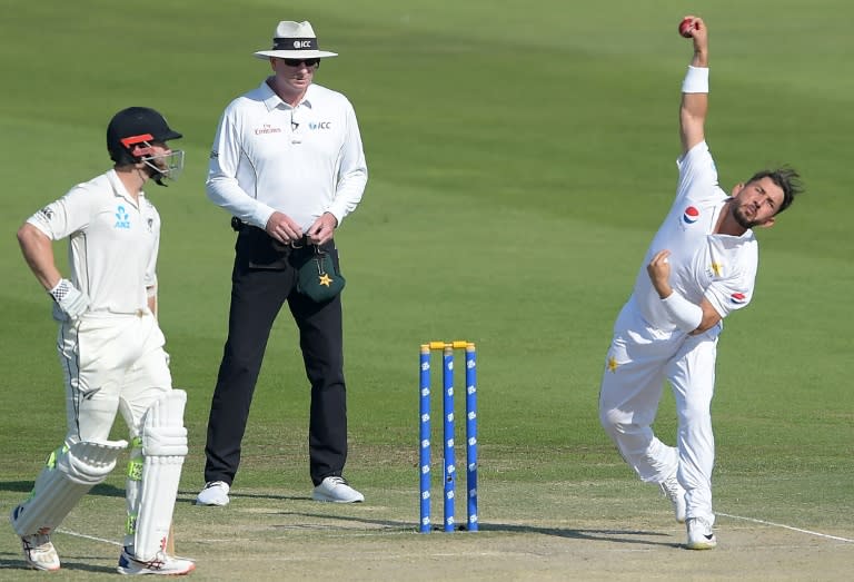 Pakistani leg-spinner Yasir Shah is the quickest to reach 200 wickets in Test cricket
