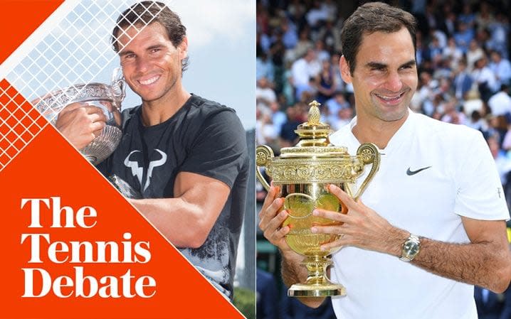 Rafael Nadal and Roger Federer have dominated the grand slams this year