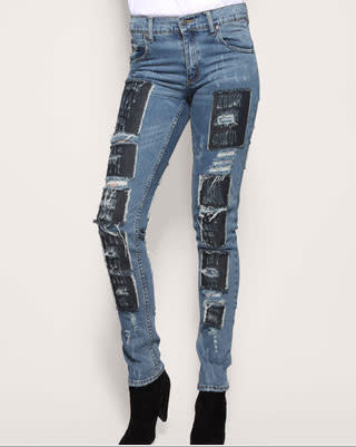 Cheap Monday Special Edition Rip & Patch Tight Skinny Jean - $84.00